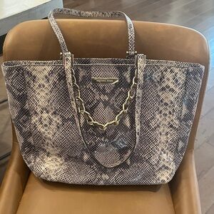 Michael Kors Snake Print Tote Bag NWOT
